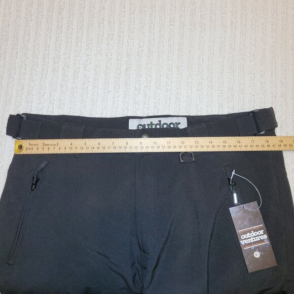 NWT Outdoor Ventures Black Fleece Lined Water Resistant Elastic Snow  Men Size L - Picture 4 of 10